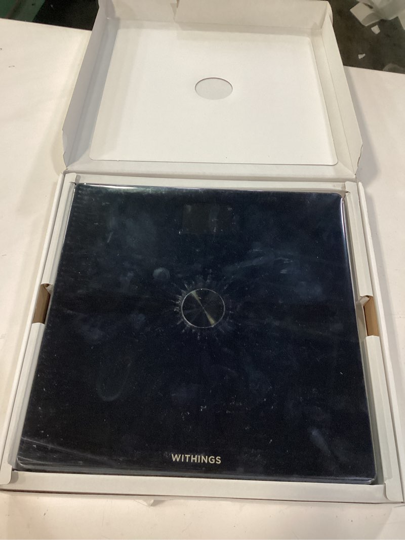 Condition photo showing Good Condition for WITHINGS Body Smart - Accurate Scale for Body Weight and Fat Percentage, Body Composition Wi-Fi and Bluetooth Weight Scale, Baby Weight Scale, Smart Scale Apple Health Compatible, Bathroom Scale