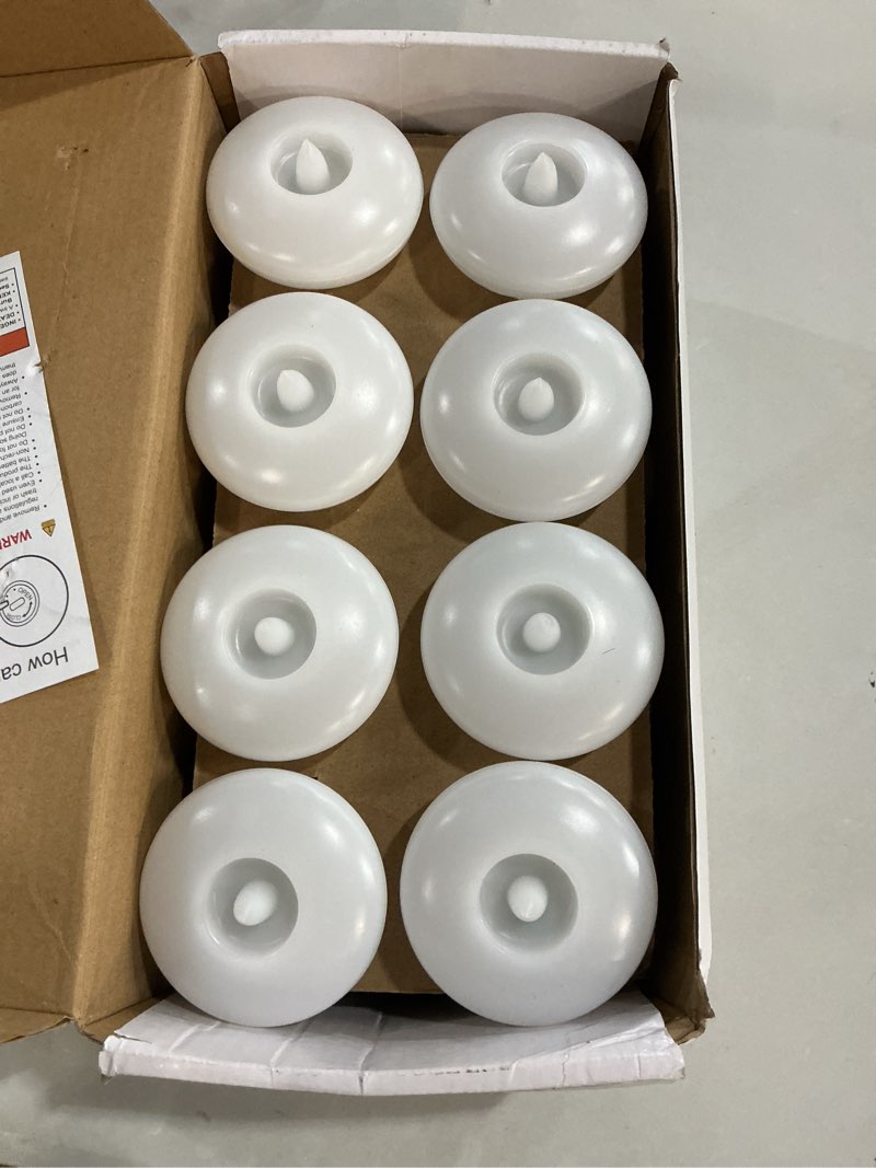 Condition photo showing Good Condition for 5plots 24pack 200 hour flameless floating candles, 3 inches white waterproof led tealights for wedding vases centerpieces party proposal pool decor decoration 3" white base 24 pack