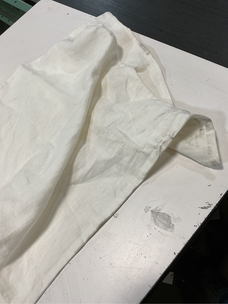 Condition photo showing As Is for european linen flange edge pillow cover