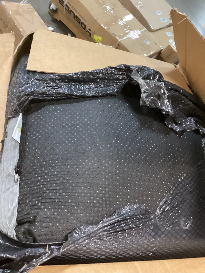 Condition photo showing As Is for Dog Stairs for Small Dogs and Cats, 20" H 4 Steps Dog Ramp for High Beds, Couch, Sofa, Waterproof Pet Stairs with Removable Washable Cover, Non-Slip Sturdy Pet Steps Gray 4.0 4-Step 20"H