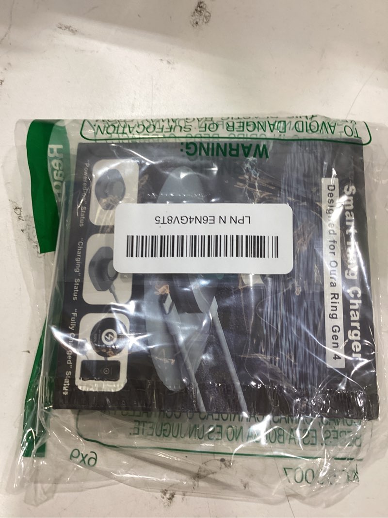 Condition photo showing New/Like New for charger compatible with ring gen 4 size 9, fast charging dock with usb-c cable (not compatible with ring gen 3)