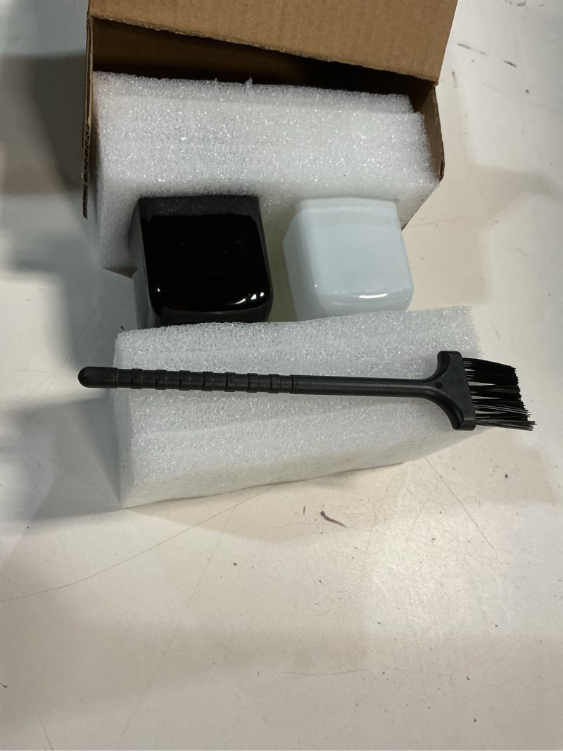 Condition photo showing Good Condition for 2 Pack Salt and Pepper Shakers Set, Glass Shaker with Stainless Steel Lid, Modern and Cute Farmhouse