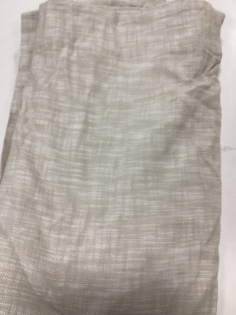 Condition photo showing Good Condition for textured cotton blackout curtain… single panel 48x108in sand color