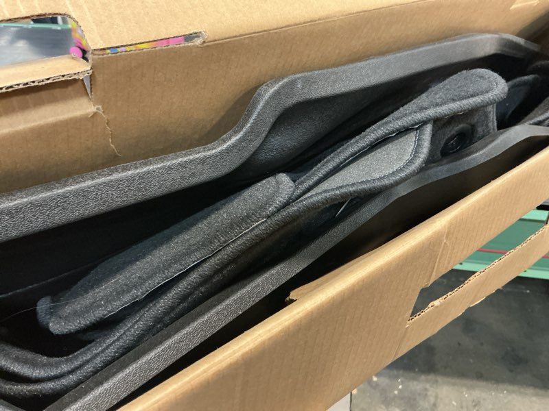 Condition photo showing As Is for lasfit floor mats for honda cr-v 2026 2025 2024 2023 (gasoline & hybrid & e:fcev), all weather tpe custom fit anti-slip pet friendly car liners, 1st & 2nd row black 2?for honda cr-v | 2023-2026 | 1st & 2nd row