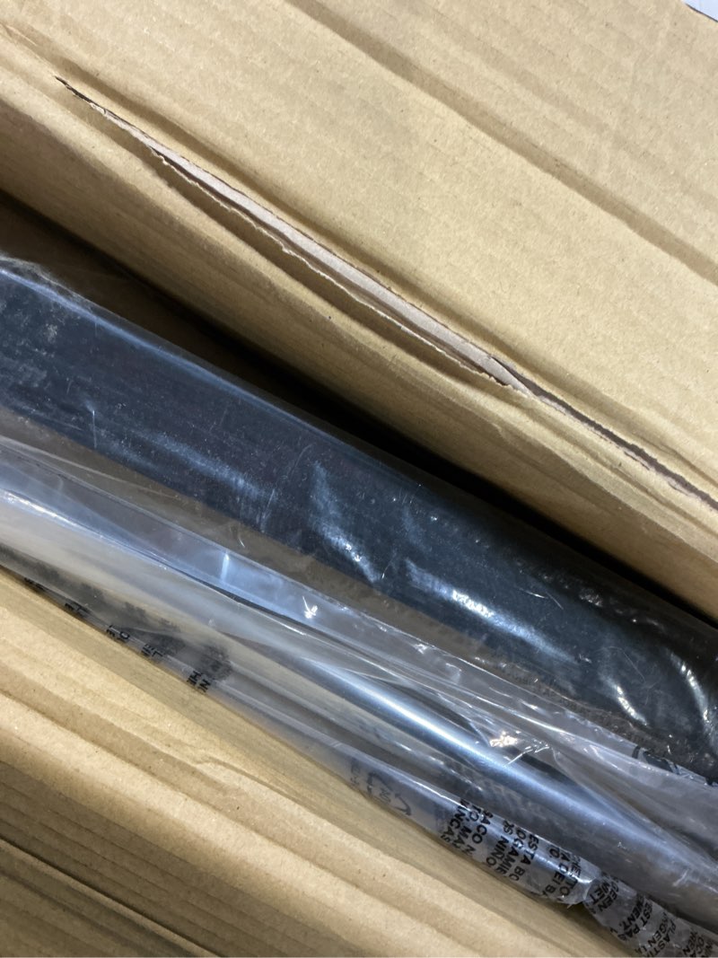 Condition photo showing New/Like New for KMINA Overbed Table with Wheels, Hospital Bed Table, Tilting, Adjustable Height, Wood and Steel, C Shaped Side for Home Use Swivel, Black