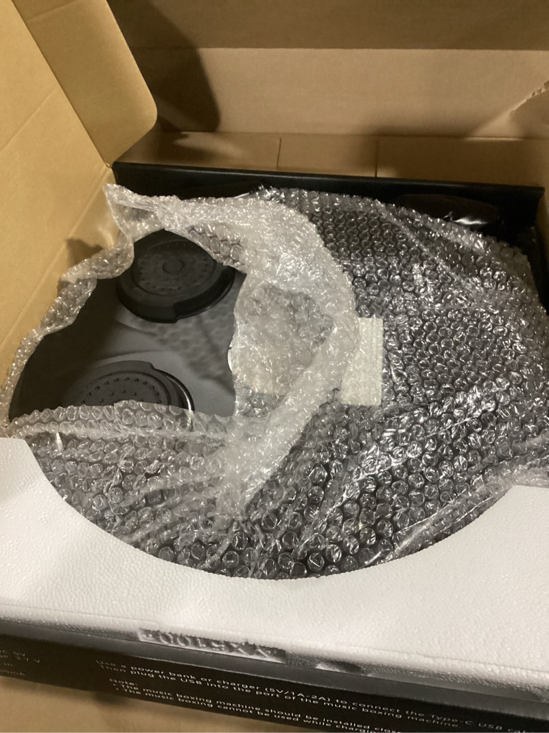 Condition photo showing Good Condition for Music Boxing Machine, Interactive Punching Trainer with Boxing Gloves, Large Size Wall Mounted Electronic Boxing Target for Adults Kids, 9 Modes & 9 Speeds Black