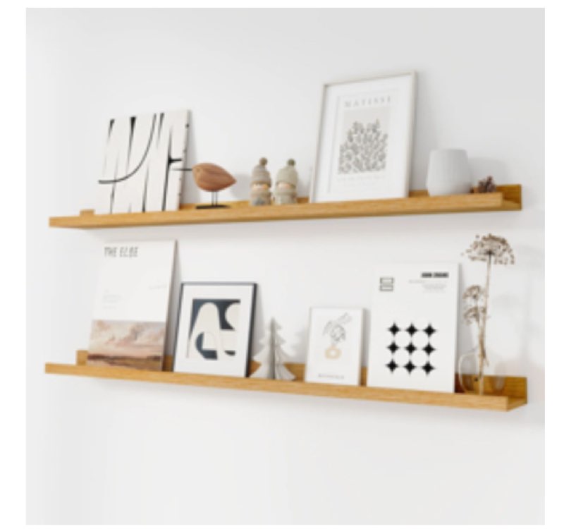 Darlicia 2 Piece Picture Ledge Wall Mounted Shelf