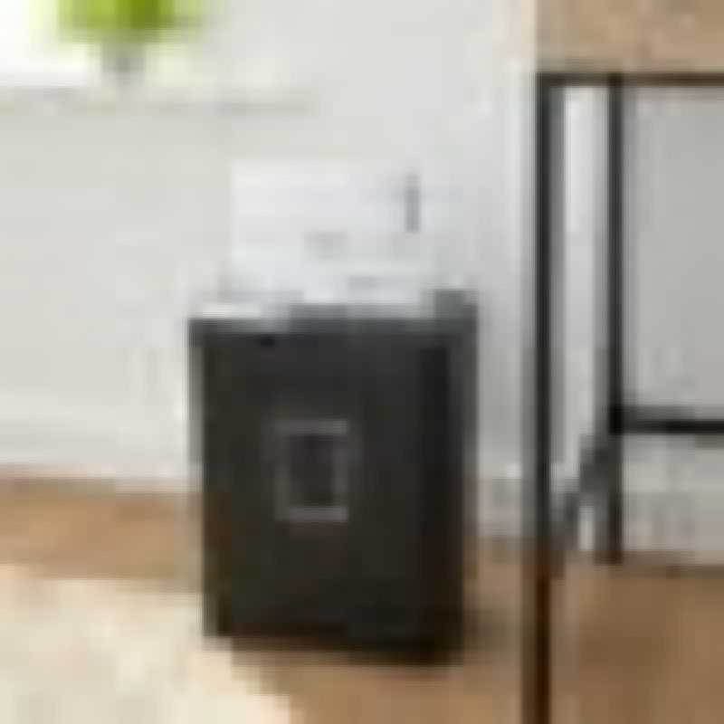 pen+gear 6-sheet cross-cut paper/credit card shredder with 3.7 gallon bin, black, home & office use