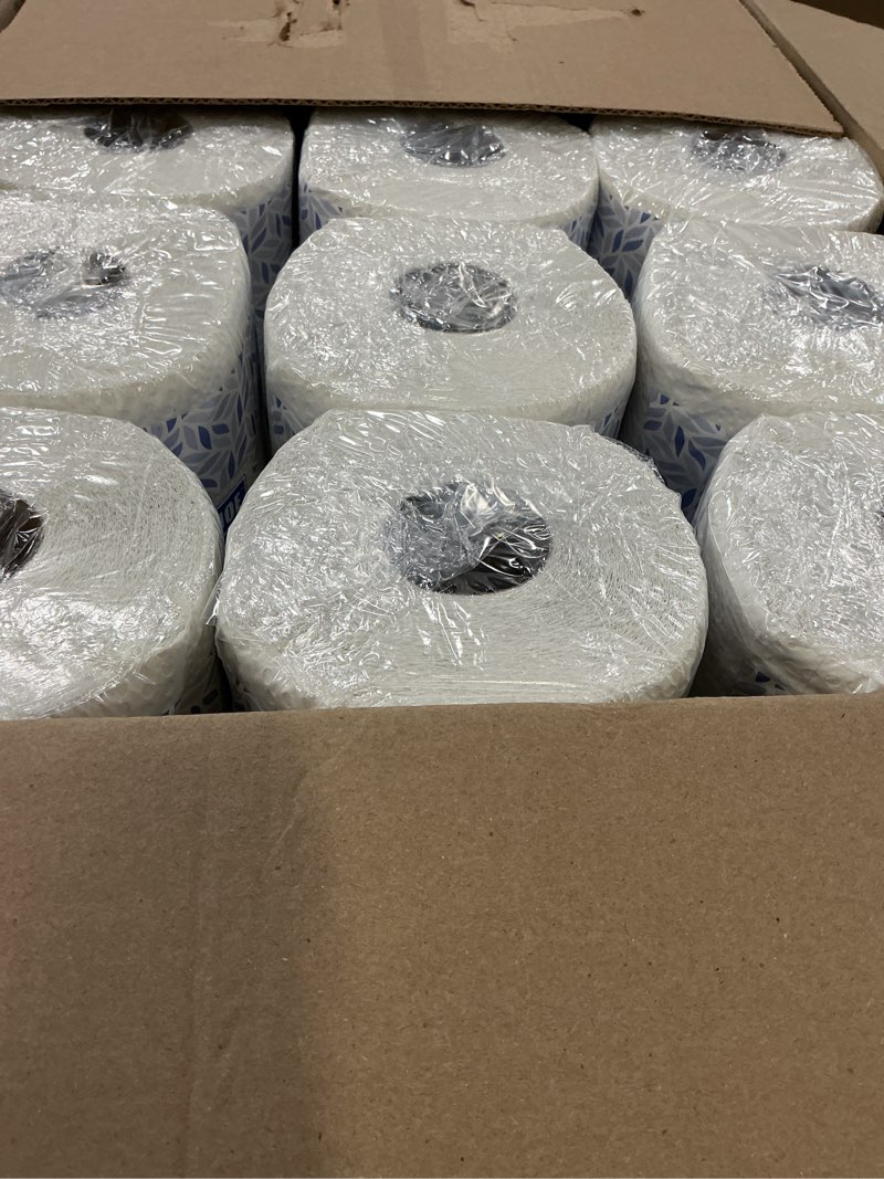 Condition photo showing New/Like New for genuine joe household paper towels, 2-ply, 11" x 4.4", 200 sheets/roll (pack of 24) 200 count (pack of 24)