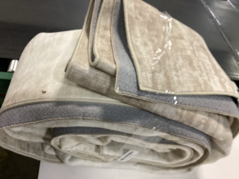 Condition photo showing Good Condition for Area Rugs 8x10 Living Room: Washable Rug Modern Abstract Large Rugs Soft Non Slip Neutral Rug Stain Resistant Indoor Carpet for Bedroom Kitchen Dining Room Table Nursery Home Office Rugs(Beige,8'x10') Beige 8' x 10' (Rectangular)