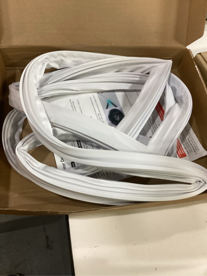 Condition photo showing Good Condition for wr14x27232 refrigerator door gasket replacement for ge refrigerators, white freezer door gasket refr