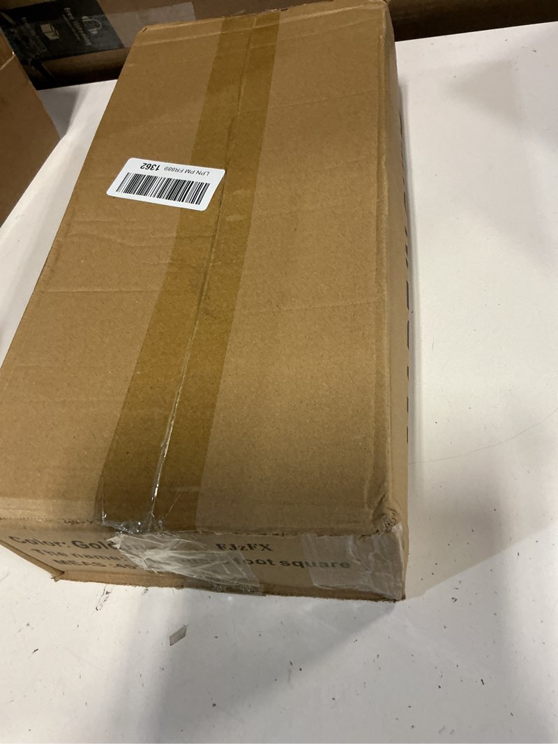 Condition photo showing New/Like New for 6.6FTx6.6FT Square Backdrop Stand, Gold Wedding Arch Backdrop Stand, Metal Heavy Duty Balloon Arch Stand Frame for Wedding Party Birthday Baby Shower Decoration Anniversaries (gold, 6.6FT*6.6FT) gold 6.6FT*6.6FT