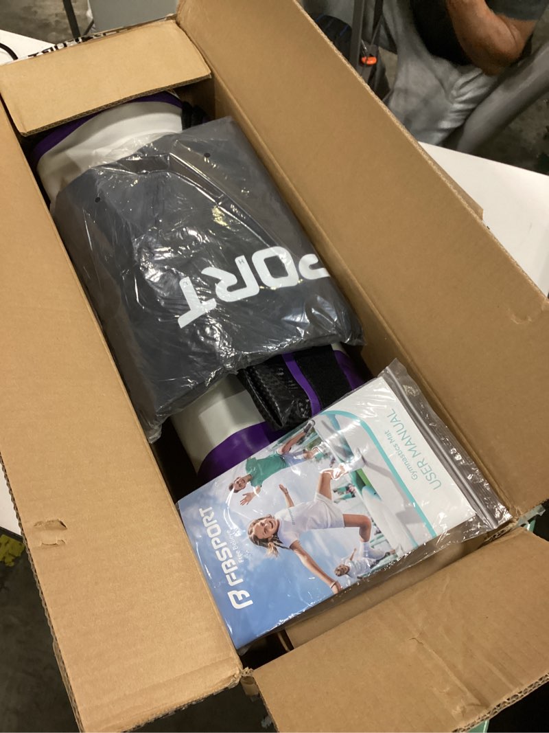 Condition photo showing New/Like New for 13ft Air Floor, 6.5ft wide tumble track (USA).purple 