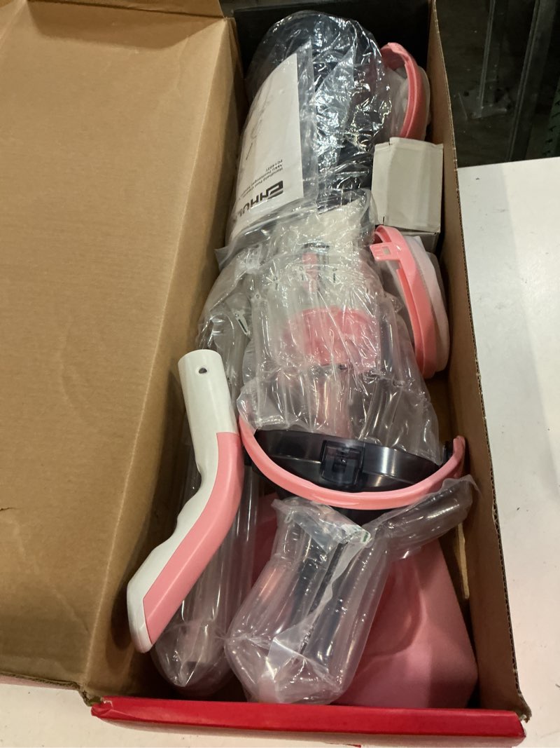 Condition photo showing Good Condition for enhulk pool vacuum for above ground pool with a telescopic pole, running time up to 1h, t403 handheld rechargeable pool cleaner with powerful suction up to 18.5 gallons/min, ideal for leaves, debris pc10 pro pink