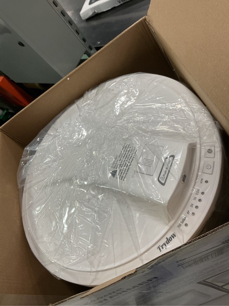 Condition photo showing item condition for Ultra Large Capacity Towel Warmer Bucket, Rapid Heating with Timer, One-Button Control, Safety Lock, Perfect for Home and Spa White