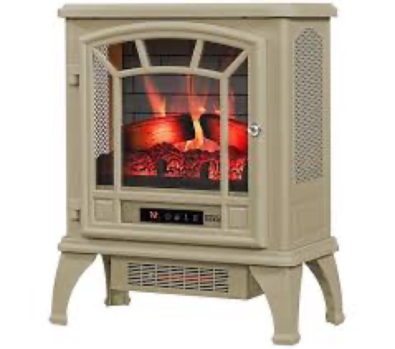 (COLOR FRENCH GRAY ) DURAFLAME  INFRARED QUARTZ ELECTRIC STOVE HEATER MODEL: DFI-591-05 FINISH; FRENCH GRAY SKU V39500 BSA000