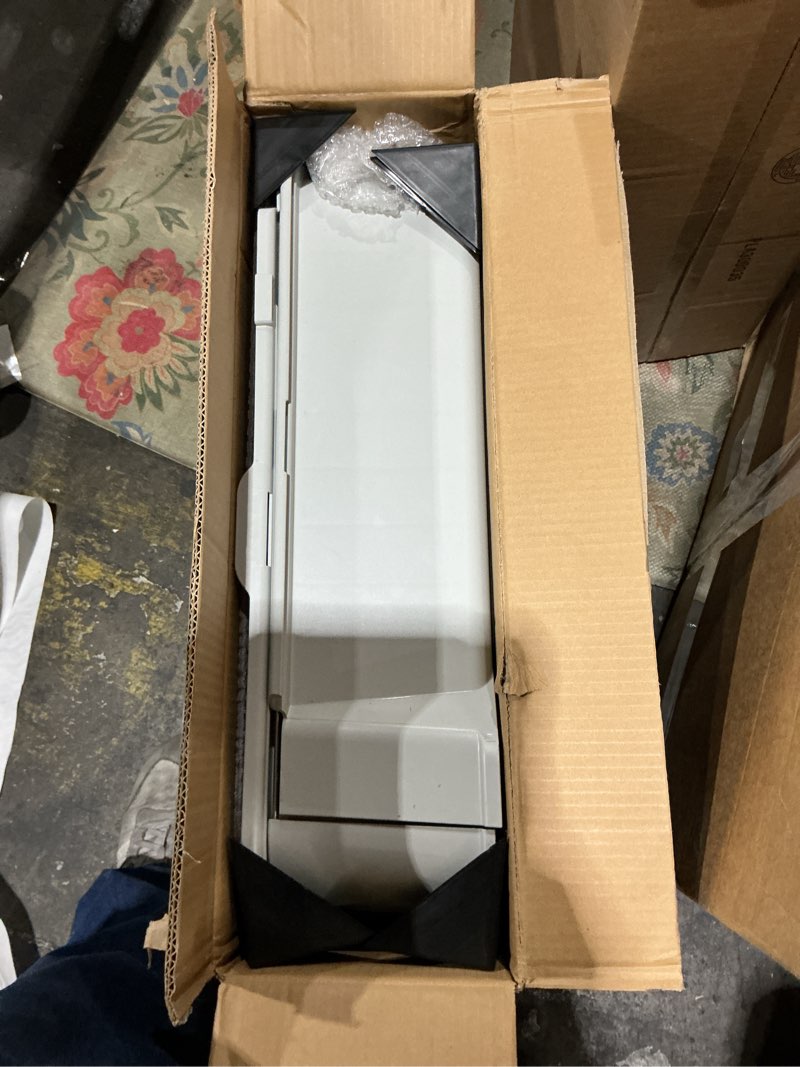 Condition photo showing Good Condition for furtime stainless steel litter box with lid, xl extra large cat litter box for big cats, enclosed drawer metal litter boxs with high sided, include scoop & mat, front & top entry, odor free, non-stick silver