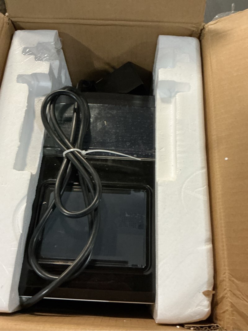 Condition photo showing As Is for EUHOMY Ice Cube Maker Machine Countertop, 2 Ways to Add Water, 45Lbs/Day 24 Pcs Ready in 13 Mins, Self-Cleaning Portable Compact, with Ice Scoop & Basket, Perfect for Home/Kitchen/Office/Bar