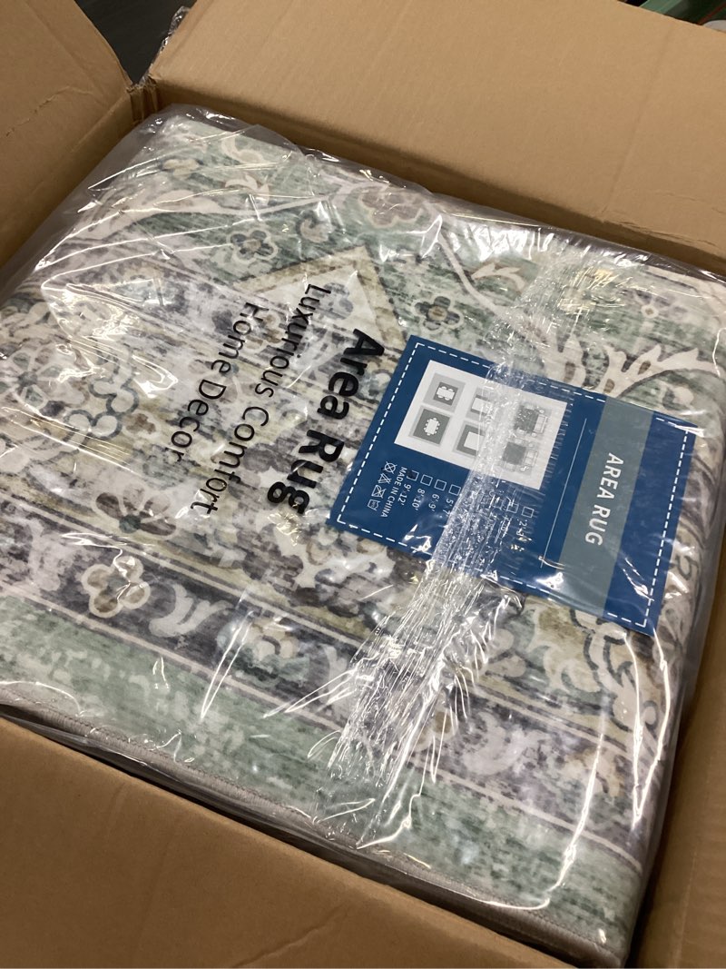 GAOMON Large Area Rug 9x12 Washable Rug Vintage Floor Throw Carpet Distressed Entryway Mat Non Slip 