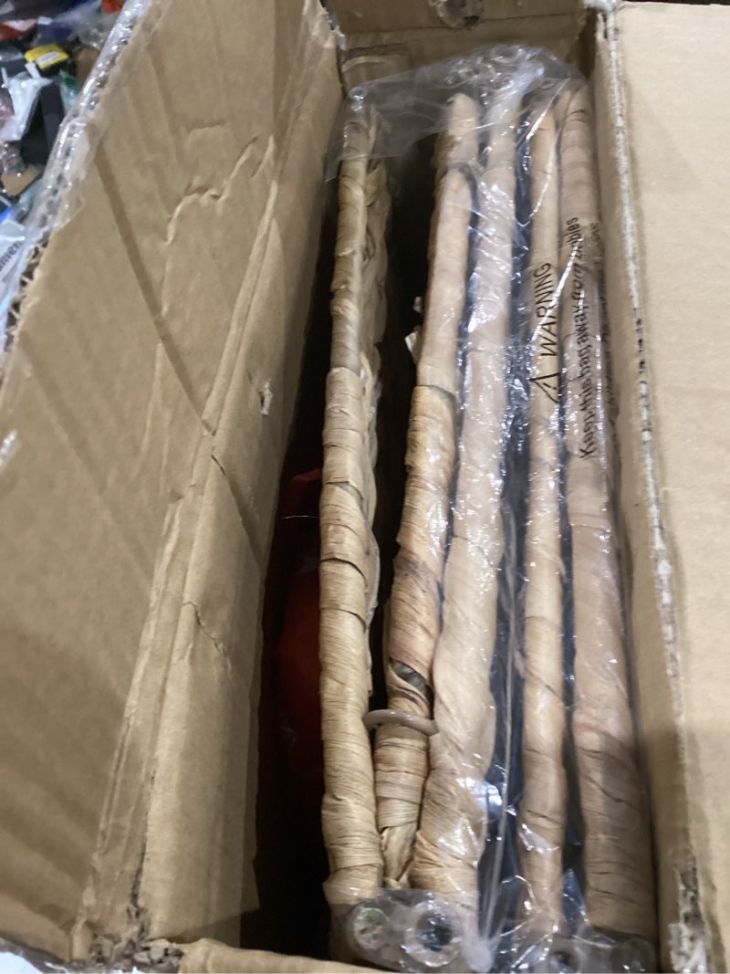 Condition photo showing Good Condition for Rolling Laundry Hamper with Lid, Natural Water Hyacinth Basket with Removable Liner, Wheel or Non-Slip Installation Laundry Basket for Home Use (Natural, 100L) Natural 100L