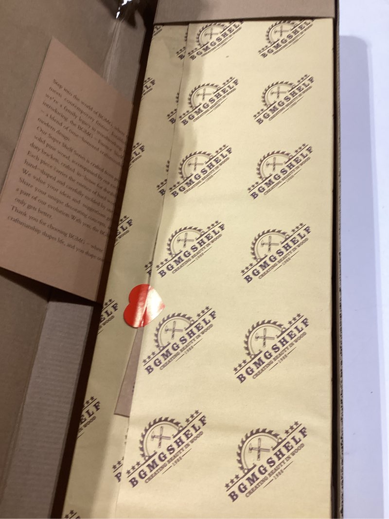 BGMG Wood Floating Shelves for Wall 24 inch Set of 2, Rustic Wooden Wall Mount Shelves for Bathroom 