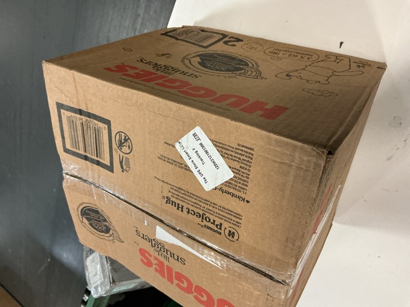 Condition photo showing New/Like New for huggies size 2 diapers, little snugglers baby diapers, size 2 (12-18 lbs), 186 count (3 packs of 62), packaging may vary