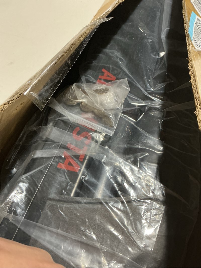 Condition photo showing Good Condition for Alpinista Ski & Snowboard Rack for Car Roof with Sliding Extension, Snowboard Roof Rack Fits 5 Ski Pairs or 4 Snowboards, Aluminum, Universal for Square/Rectangular/Aero Bars Black