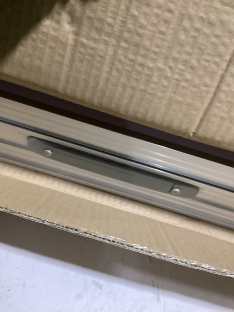 Condition photo showing Good Condition for camping table 6ft folding table large 3 adjustable height portable picnic table camp aluminum outdoor picnic bbq white white 6ft