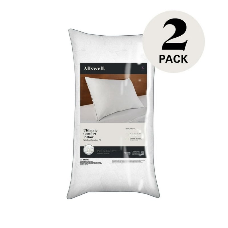 Allswell Ultimate Comfort Bed Pillow, King, 1 Pack