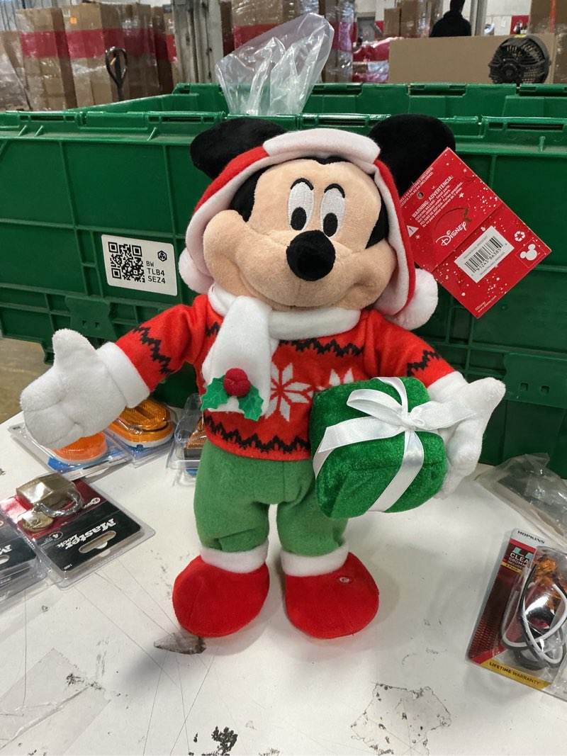 Condition photo showing Good Condition for Disney mickey mouse animated plush singing