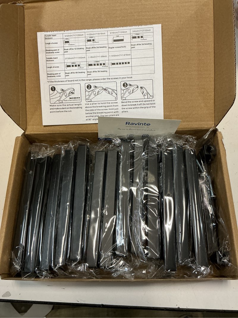 Condition photo showing Good Condition for ravinte 14 pack 4-1/2 inch kitchen square cabinet handles matte black pulls black drawer pulls kitchen cabinet hardware handles 14 5 inch (4-1/2 inch hole center)
