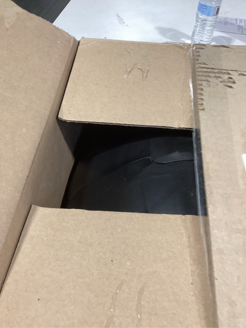 Condition photo showing New/Like New for Gourmia Air Fryer - 4 Qt Capacity, FryForce360º, Digital Display with 8 Presets, Roast, Bake, Broil, Dehydrate, Dishwasher Safe Accessories, Compact, Black 4 Quart Black