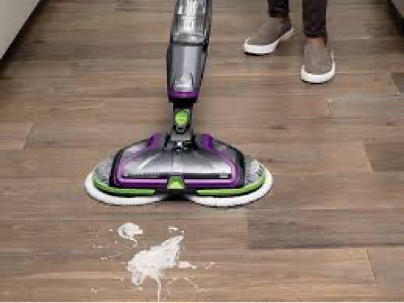 BISSELL® Spinwave Cordless Pet Hard Floor Spin Mop Cleaner 18V with washable mop pads for sealed har
