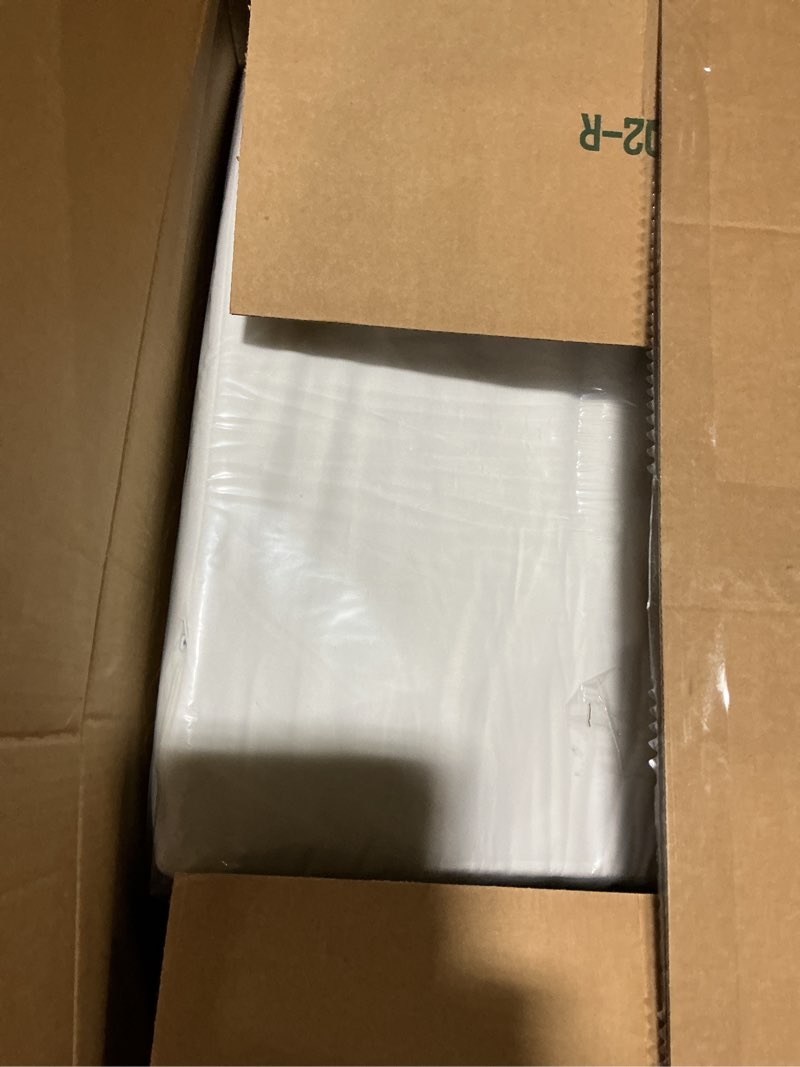 Condition photo showing New/Like New for hombys memory foam couch cushion replacement, high density upholstery foam wrapped with memory foam & polyester batting, sofa cushions inserts with dacron fiber layer,with removable cover,5"x24"x24" white 5 inch thick-24"x24"