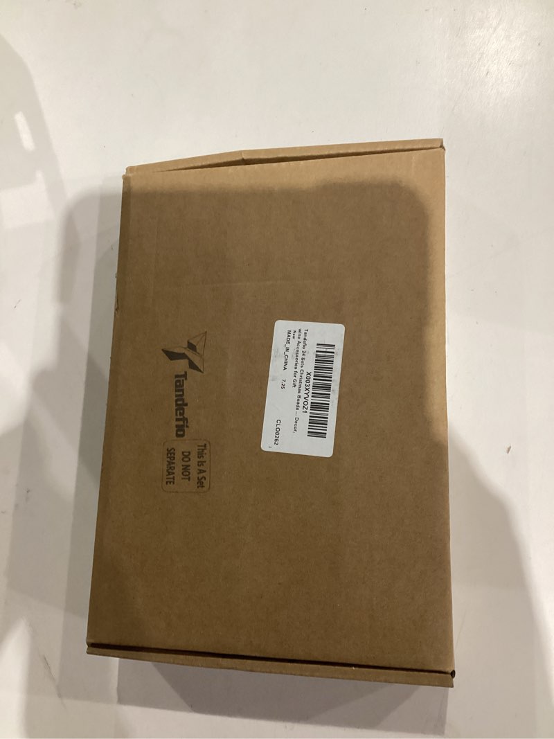 Condition photo showing New/Like New for Tandefio 24 Sets Christmas Beadable Wine Bottle Stoppers, Xmas Beadable Items Bulk and Reusable Wine Bottle Corkers for Christmas Holiday Wedding Party Decor, wine Accessories for Gift