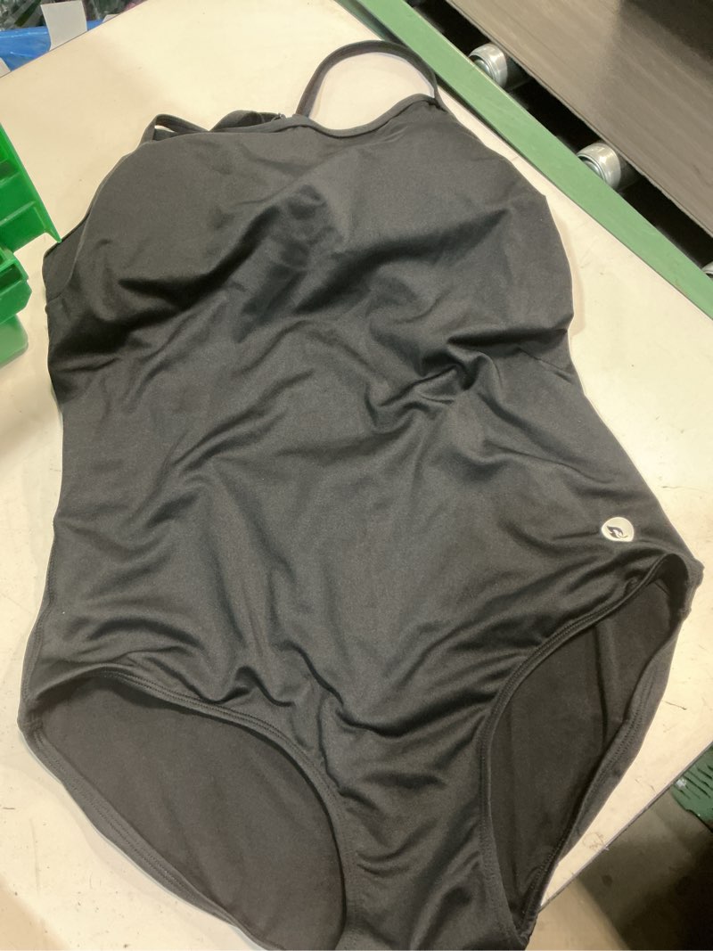 Condition photo showing New/Like New for baleaf women's athletic training adjustable strap one piece swimsuit x-large black