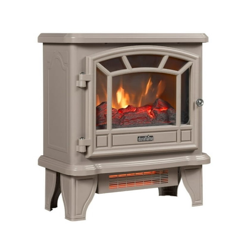 Duraflame infared quartz electric stove heater french grey
