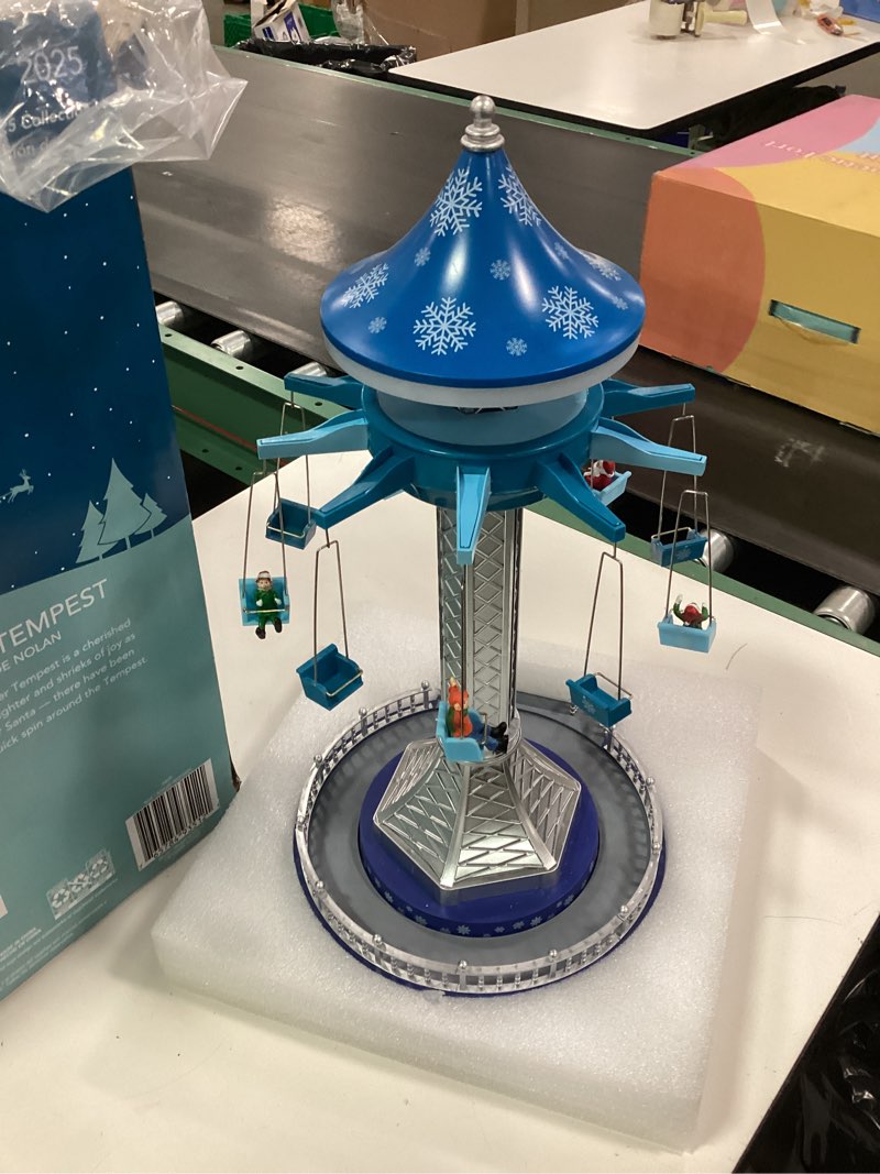 Condition photo showing Good Condition for Carole Towne Swing Ride Lighted Musical Building