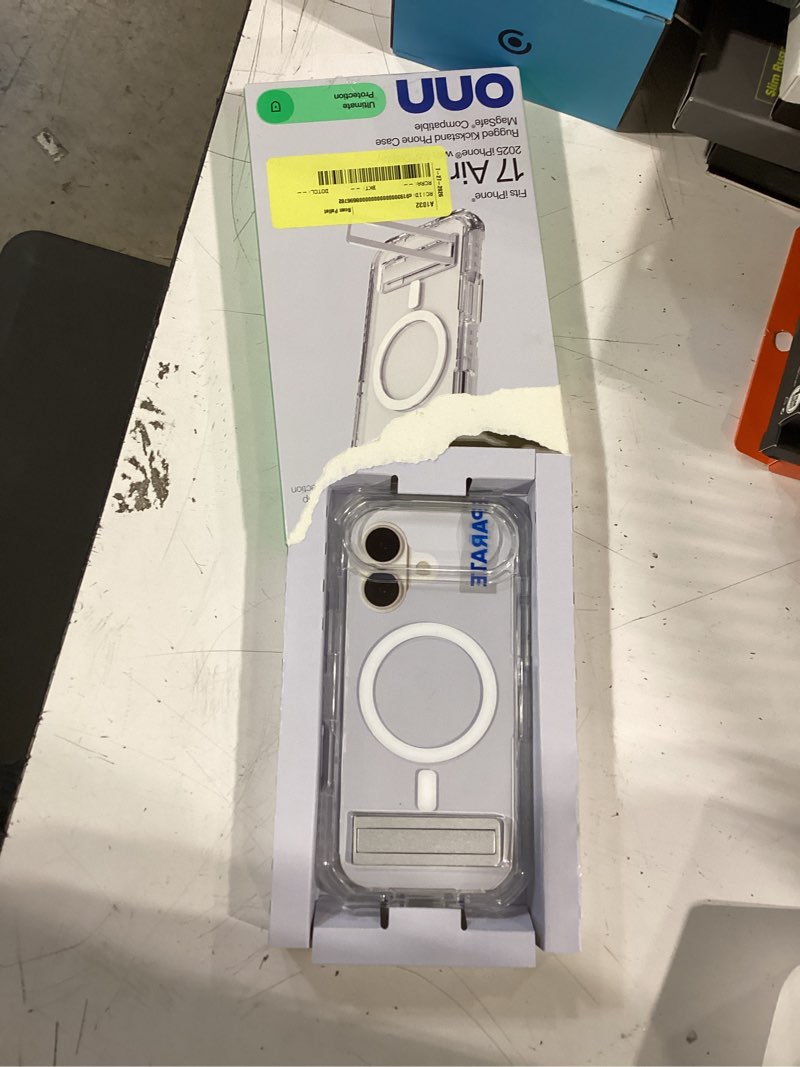 Condition photo showing Good Condition for onn magsafe compatible rugged phone case with kickstand for iphone air - clear