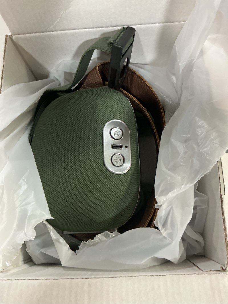Condition photo showing Good Condition for shoulder and neck massager with heat heated massager, neck massager with fingers, shoulder massager with hands, simulates a real palm massage for comfort, relax muscle tension green