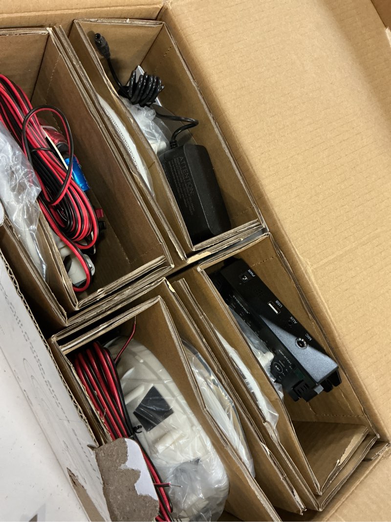 Condition photo showing Good Condition for studiofinix 6.5 inch bluetooth ceiling speakers,600w wired recessed speaker system, ideal for home theater, living room,office,kichten,study room,basement,covered patio and flush mount (4 speakers)