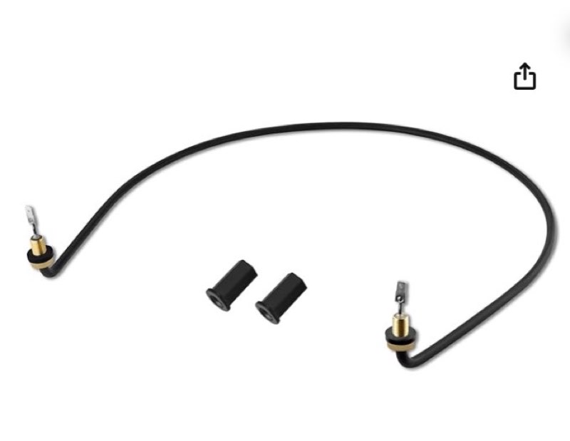 AMI PARTS W10518394 Dishwasher Heating Element Kit Fit for Whirl-pool Dishwasher 66512413N412 66513002N510 7GU2455XTSQ0 7WDT770PAYM3 - replaces 8194250, W10134009, W10441445