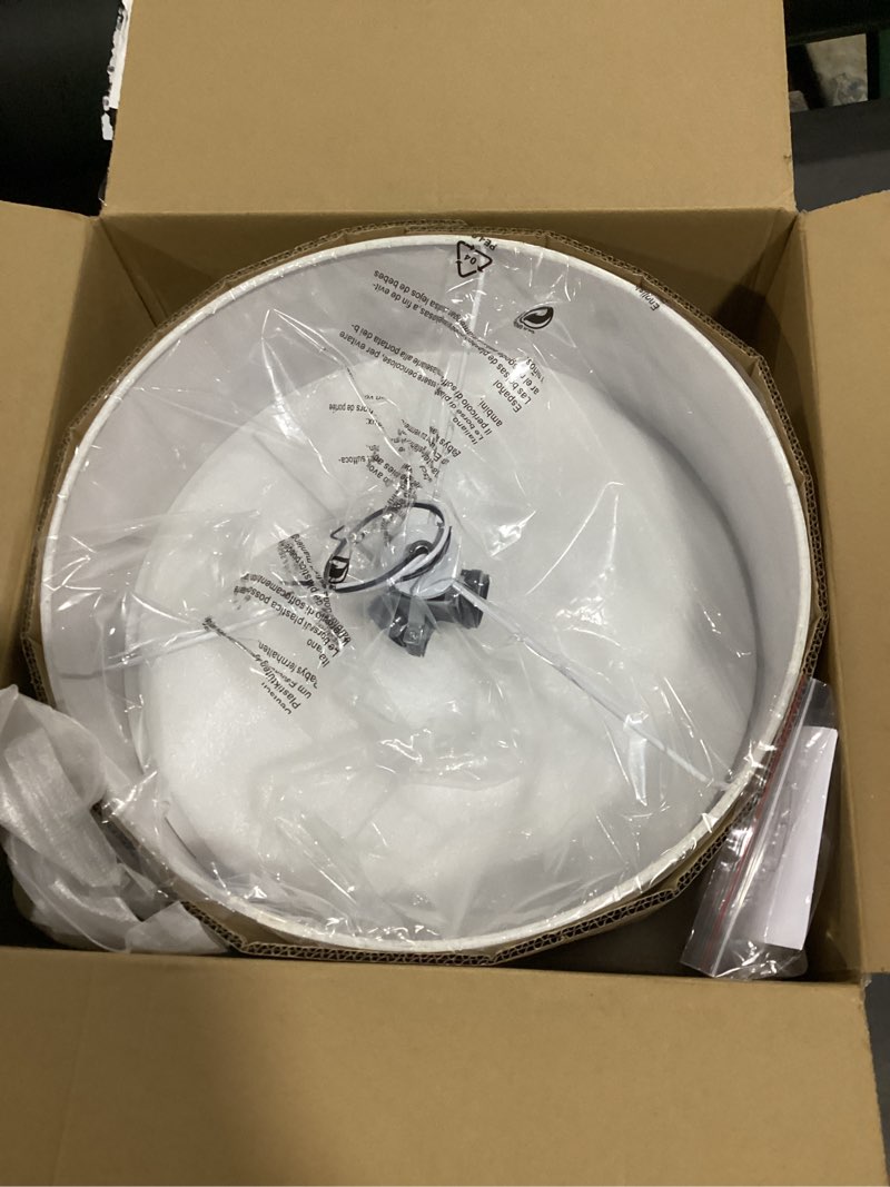Condition photo showing Good Condition for bargeni semi flush mount ceiling light fixture,16 inch drum flush mount ceiling light,modern light fixtures ceiling mount with oil rubbed bronze finish,semi flush ceiling light for bedroom,living room oil-rubbed bronze 16 inch