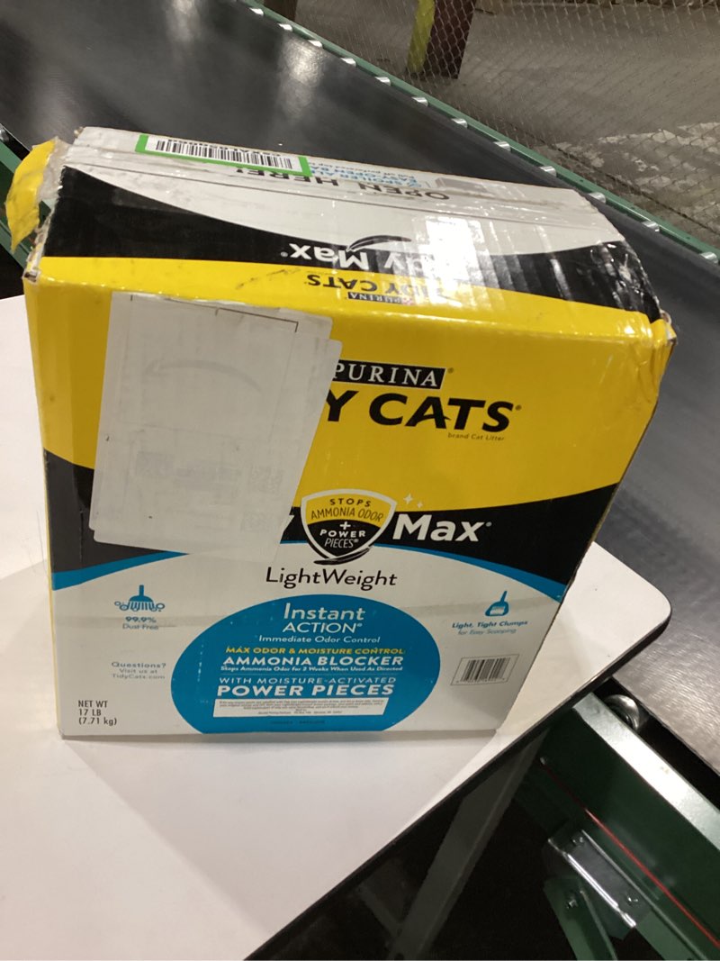 Purina Tidy Cats LightWeight Clumping Cat Litter, Tidy Max Instant Action Formula - 17 lb. Box