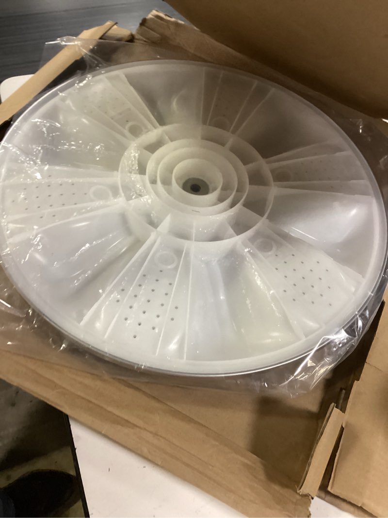 Condition photo showing Good Condition for agz72909711 agitator plate without washer pulsator cap compatible with lg washer agz72909702 washplate pulsator assembly lg washer parts replaces: ap6800730, 4873462, agz72909703, ps12588963