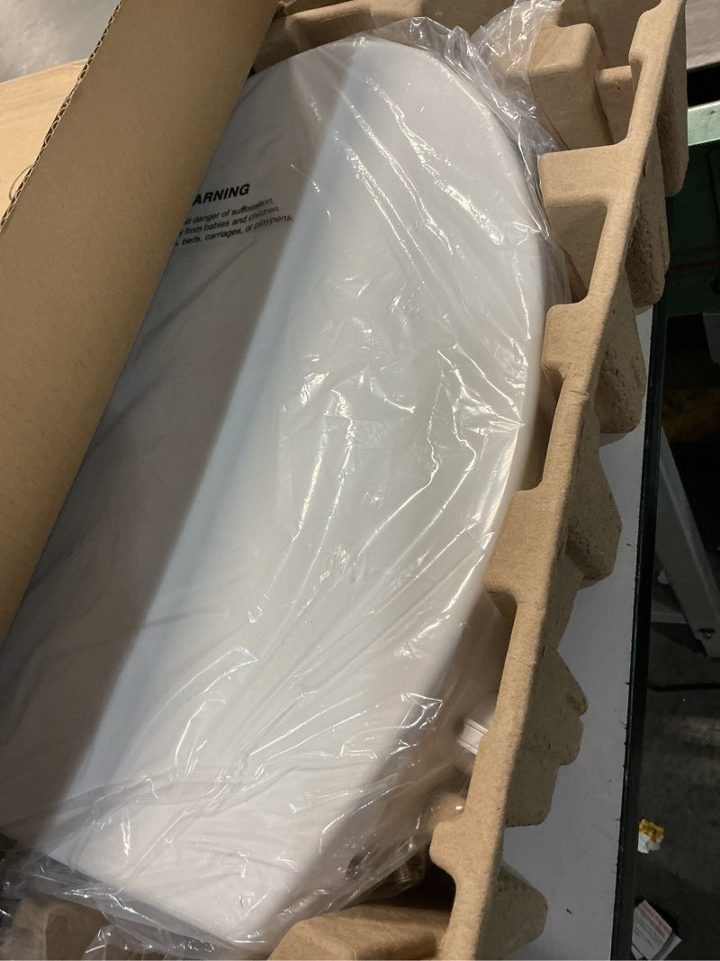 Condition photo showing New/Like New for Raised Bidet Toilet Seat Elongated 18.5" – Soft Close, Dual Self-Cleaning Nozzles, Quick Release & Connect, Sturdy PP, Won't Loosen, Ideal for Seniors, Elderly & Limited Mobility, White Raised Seat with Bidet & Premium