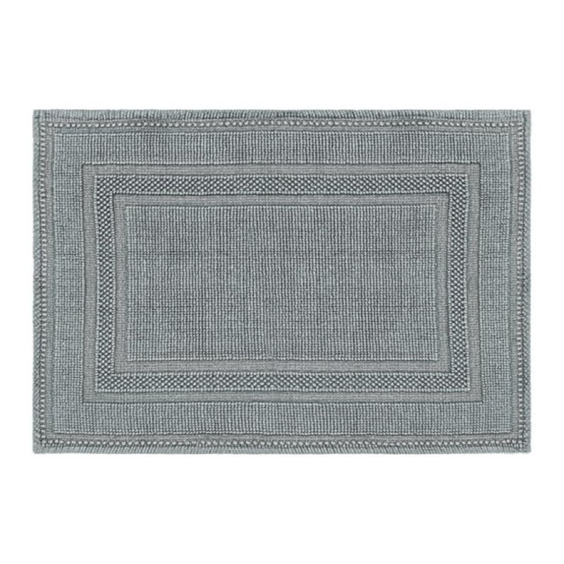 Jean Pierre New York 100% Chenille Cotton Skid Resistant Plush Bath Mat - 17"x24"/20"x32" Bathroom R