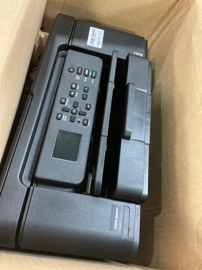 Condition photo showing As Is for Brother Work Smart 1360 Wireless Color Inkjet All-in-One Printer with Automatic Duplex Printing and 1.8” Color Display | Includes Refresh Subscription Trial(1) (MFC-J1360DW) (Uses LC501 Series Inks) Current Model: MFCJ1360DW New