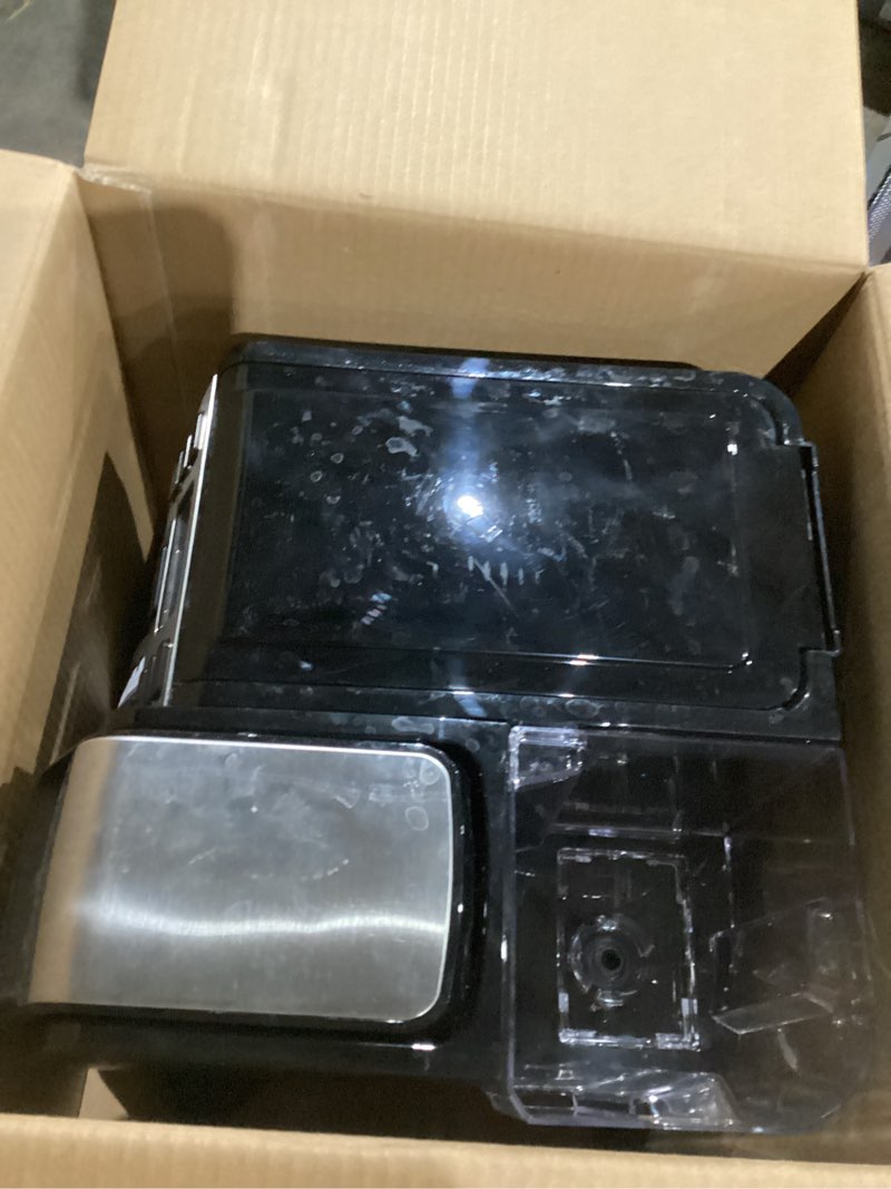 Condition photo showing As Is for Hamilton Beach FlexBrew Trio 2-Way Coffee Maker, Compatible with K-Cup Pods or Grounds, Combo, Single Serve & Full 12c Thermal Pot, Black and Stainless – Fast Brewing 12 Cups