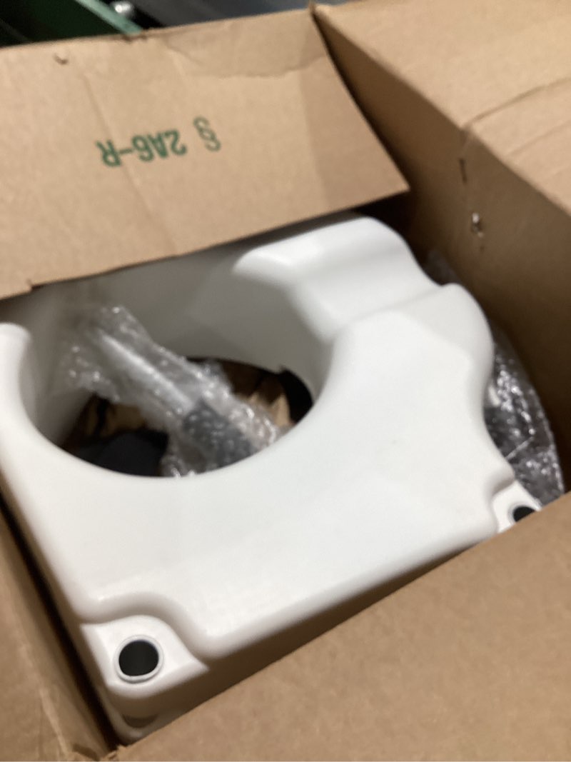 Condition photo showing Good Condition for drive medical 2-in-1 raised toilet seat with removable padded arms - elevated bathroom safety support - secure locking attachment - easy height assistance - durable construction, standard toilets